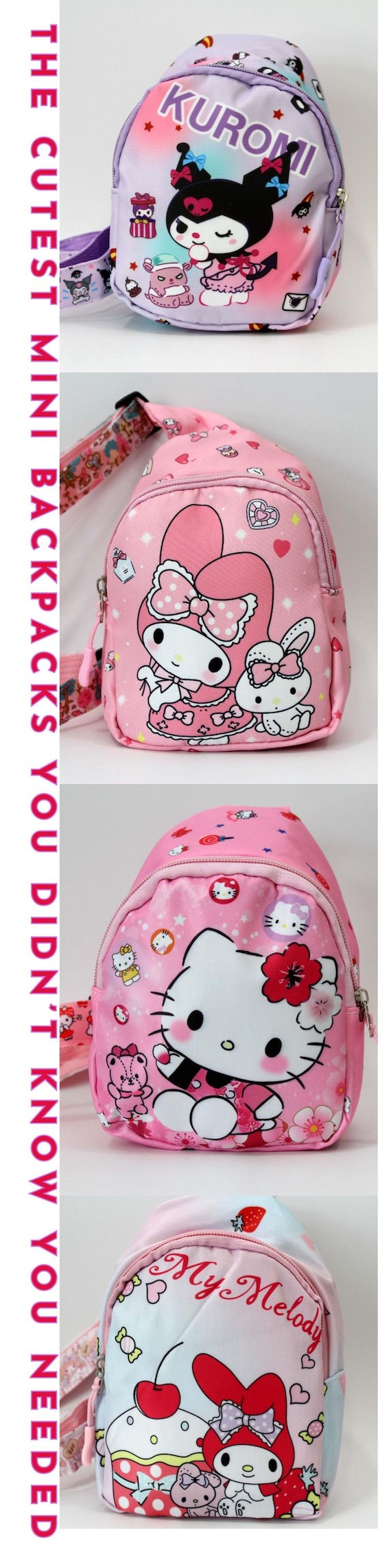 cute designer mini backpacks MINI BACKPACK Floppy Ear Dog Mini Bag Gift Bestie Cosplay Purse Dog  Accessory Pink Cute Crossbody Bag Kawaii Design Gift Set Pet Toy Fashion