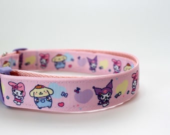 DOG COLLAR for large dog leash gift for friend cute cat dog gift for new dog mom girl collar pink princess dog collar for fur baby