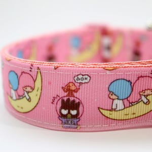 Dog collar Little Twin Star dog accessory cute collar for girl dog gift idea for dog princess puppy pink kitty leash best friend fur baby