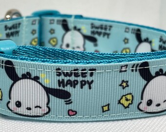 HUNDEHALSBAND leichtes kawaii inspiriertes Halsband für Alltagskleidung kawaii Cartoon-Hundehalsband kleines Medium Haustier hellblau Welpen Halsband