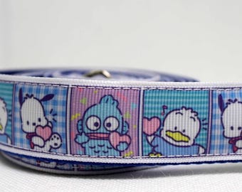 DOG LEASH KAWAII cute animal pet gift idea dog collar gift for dog mom dog leash gift for new family puppy animal print dog walker present