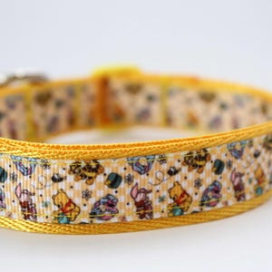 Dog Collar 20mm WINNIE THE POOH Winne the Pooh pet gift ideas Pooh cat collar Piglet pet collar Winnie the Pooh Cat Collar gift ideas