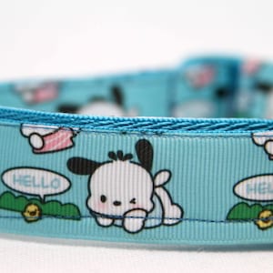 Dog Collar HELLO KITTY COLLAR  Dog Collar Pochacco gift idea Hello Kitty Pochacco dog  pet gift idea  dog collar gift for foster dog mom