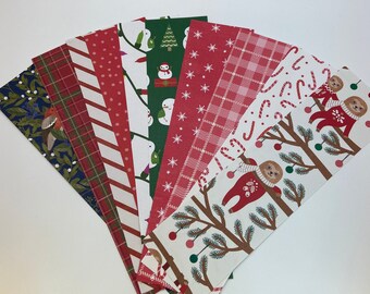 Marcadores laminados para temporada de Natal/Inverno (com ou sem borla)