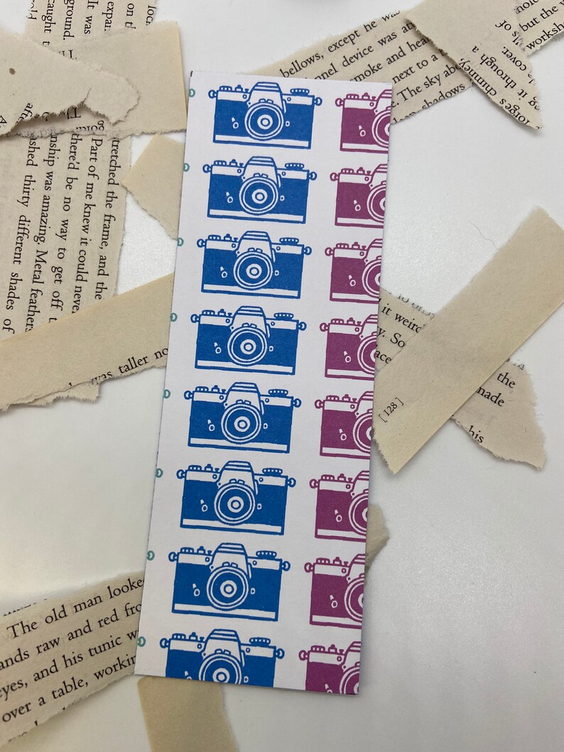 Rainbow Camera Bookmarks (laminated, Tassel) - Etsy