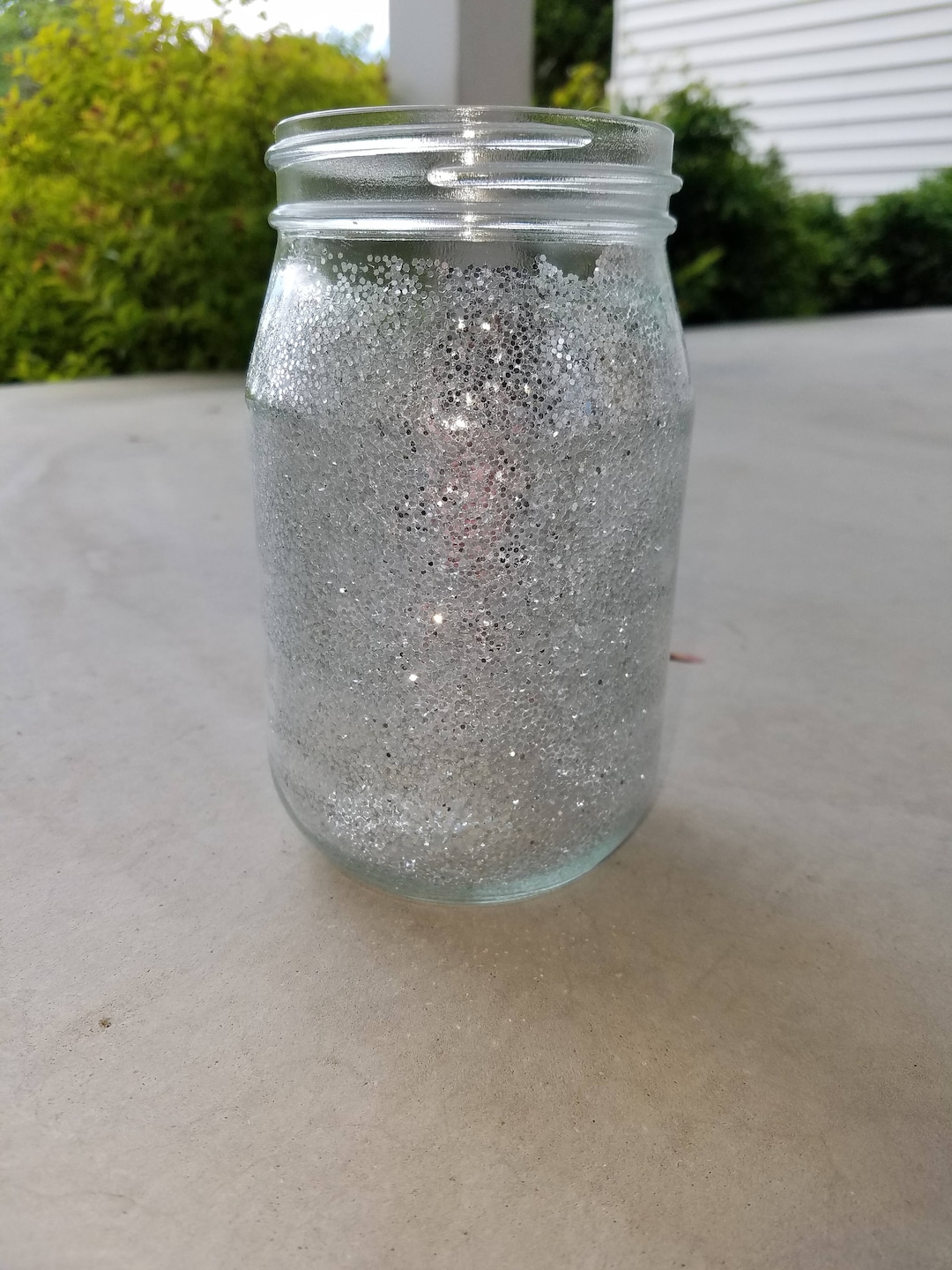 Glitter Mason Jar Glitter Candle Jar Rainbow Mason Jar Etsy