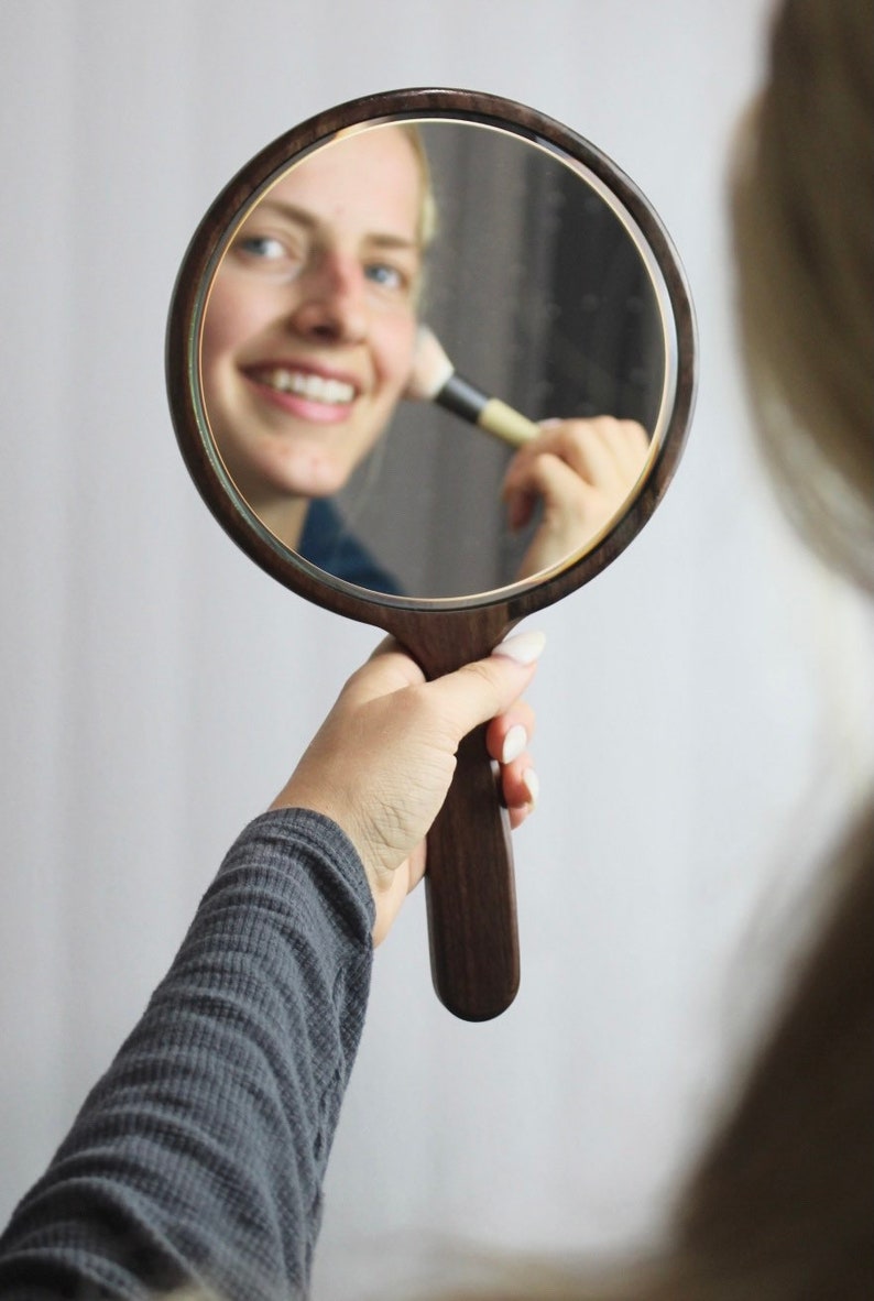 Wood Hand Mirror image 9