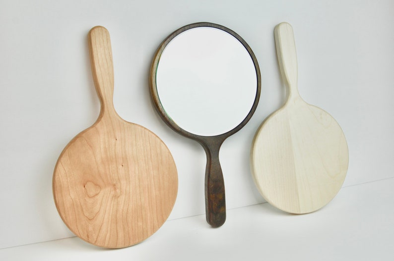 Wood Hand Mirror image 1