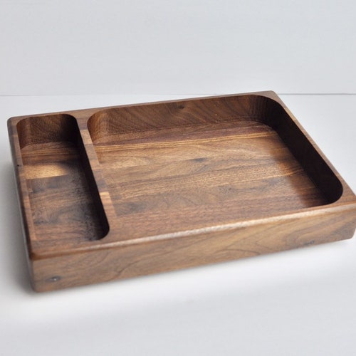 Wood Tray / Cherry / Catchall Valet Tray Etsy
