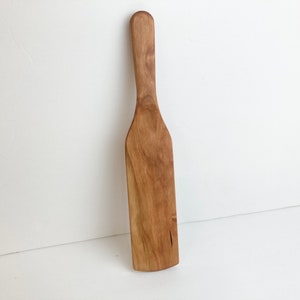Wood Spurtle Kitchen Utensil