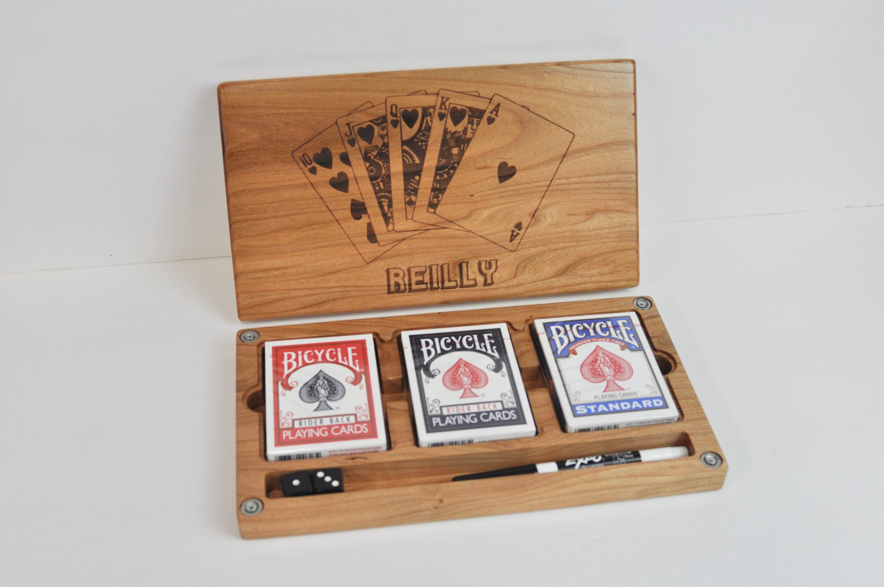 Triple Sleeve Deck Box - Etsy Triple Sleeve Deck Box - Etsy