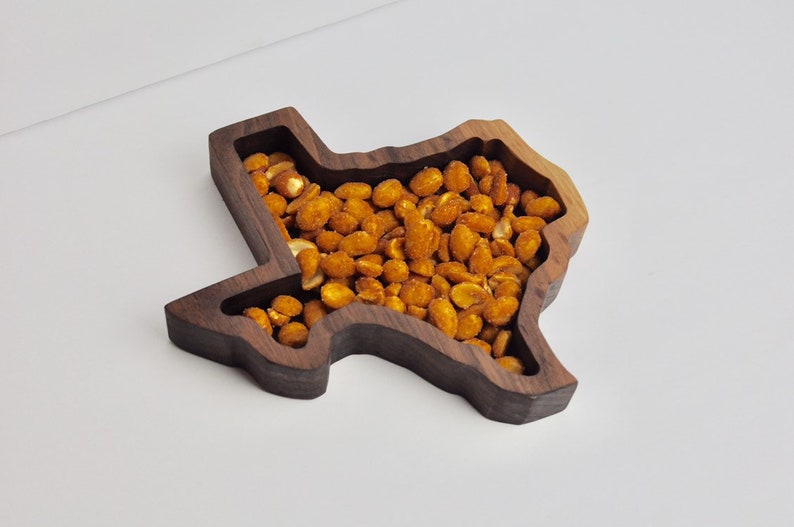 Texas Wood Snack Tray Appetizer Tray Serving Tray image 1