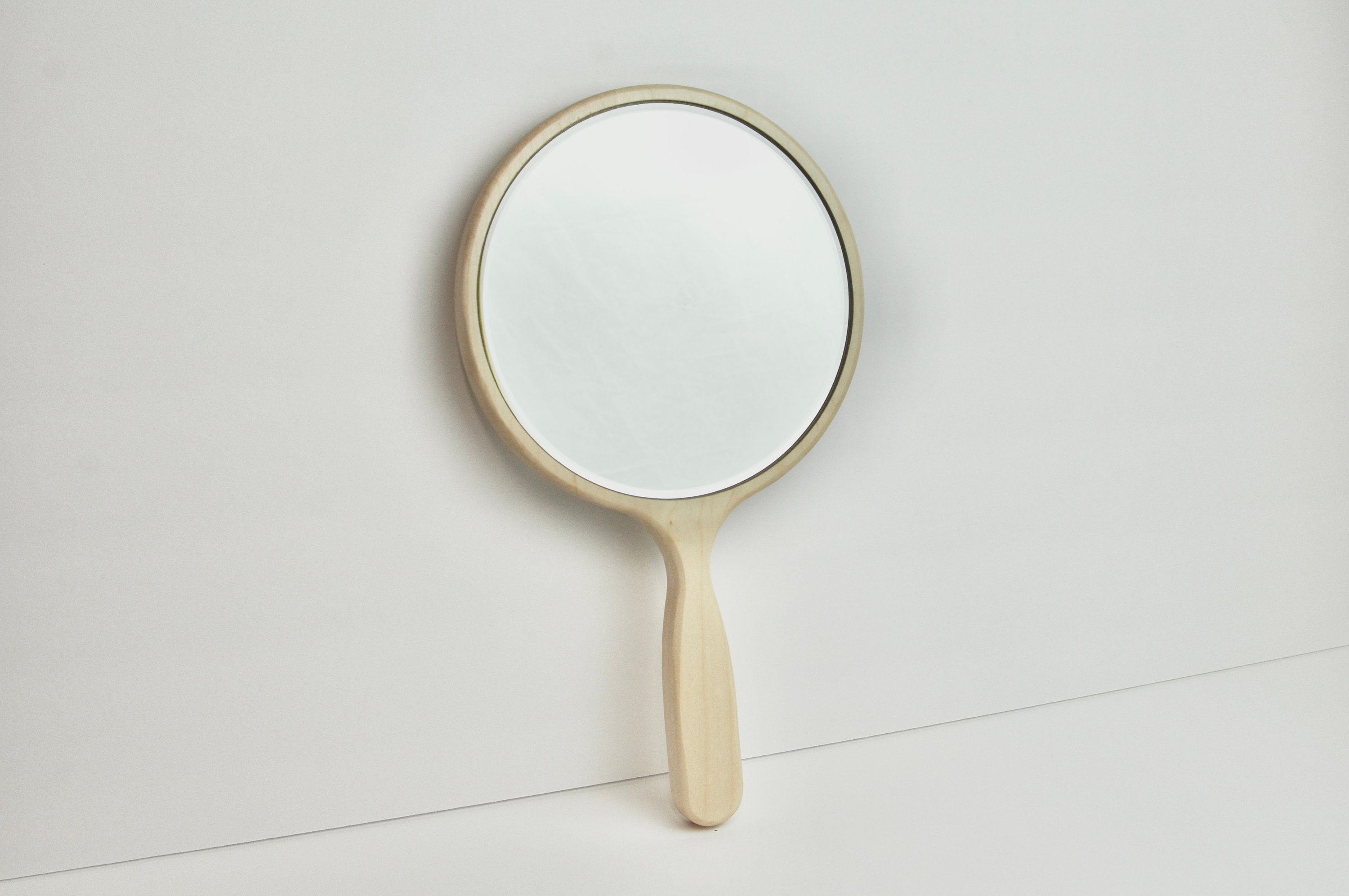 Wooden Hand Mirror (5510)
