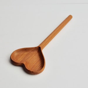 Heart Shaped Wood Spoon