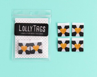 Lolly Tags: Bold Heart in Copper Lolly Tags: Bold Heart in Copper