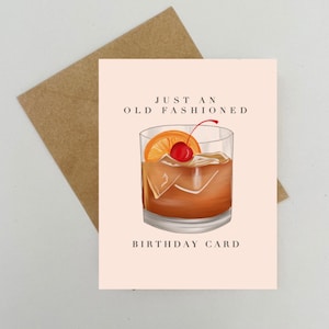 Old Fashioned Birthday Card