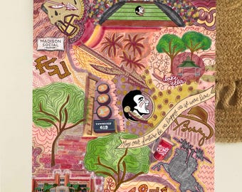 FSU Inspired Tallahassee Print- UPDATED