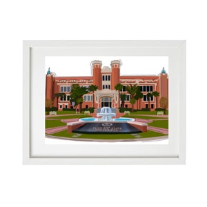 FSU- Westcott Fountain Print