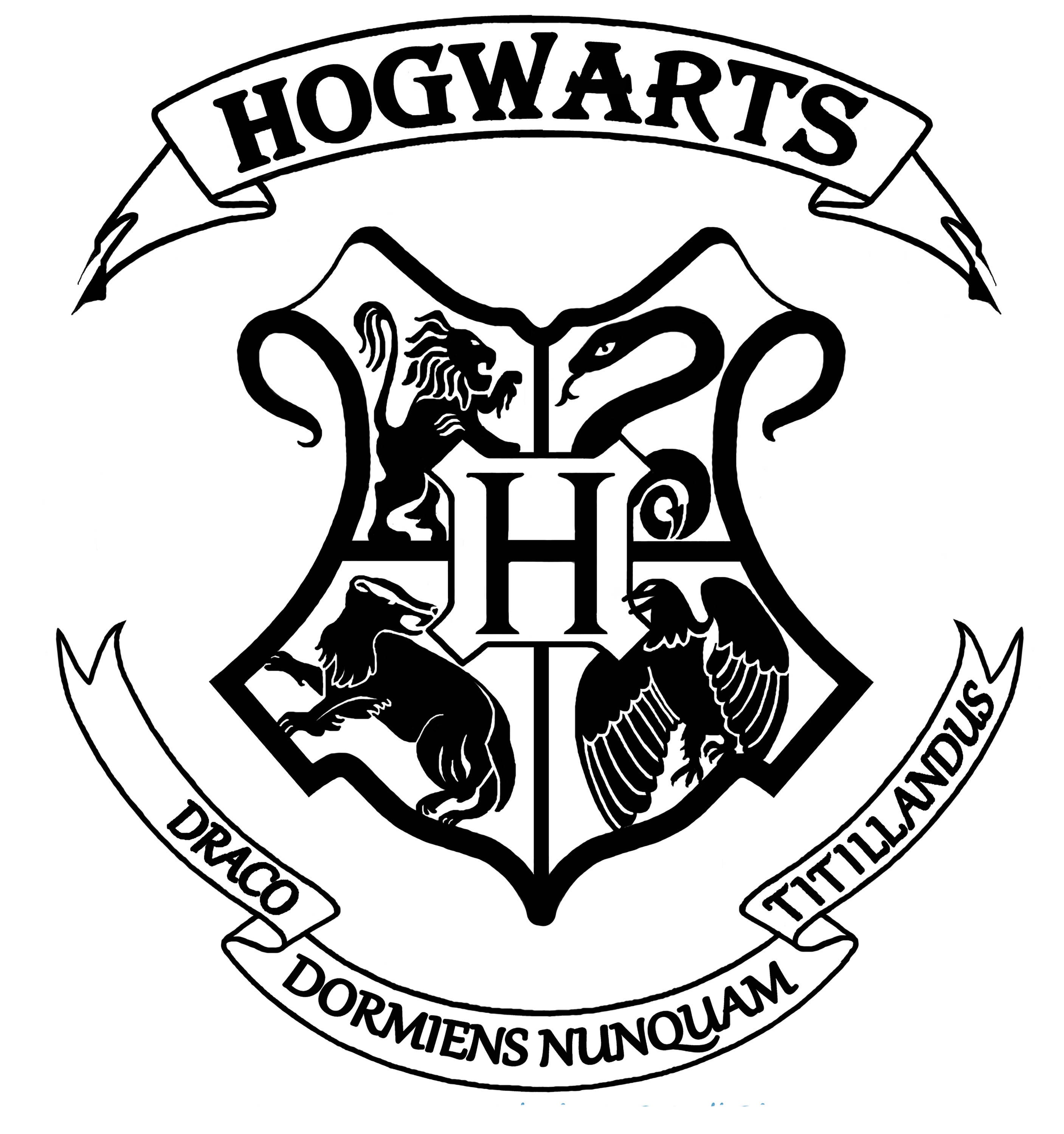 Hogwarts Wappen Wandtattoo  Etsy
