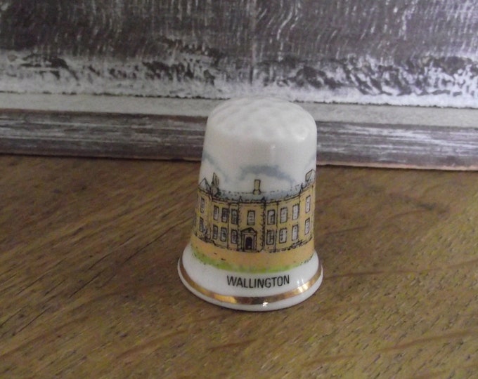 Vintage thimbles /The National Trust / wallington / beautiful Fine Bone China / bone china England made / BRC3