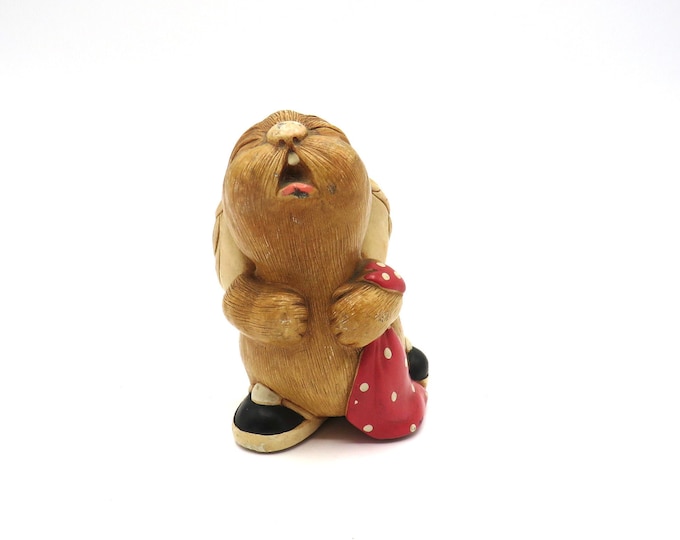 Pendelfin rabbit Barney / stonecraft / Doreen Noel Roberts / pottery figure made in England /