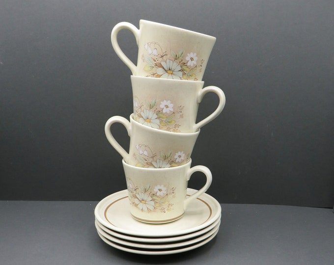 Royal Doulton Florinda / vintage stoneware tea set / English / denby / discontinued