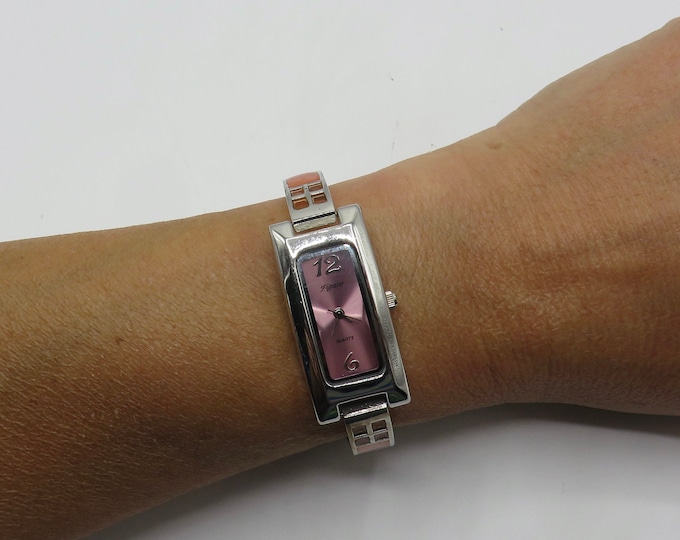 Vintage Tank watch  / Figaro dress watch /  two tone /  Quartz watch / Ladies Dress Watch /  ladies Watch /  Gift for her