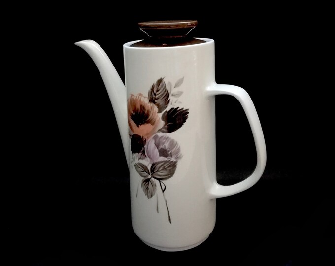Studio MEAKIN  / vintage coffee pot /  Rare Espresso / ironstone / retro coffee / tea set / by Jessie Tait c1969