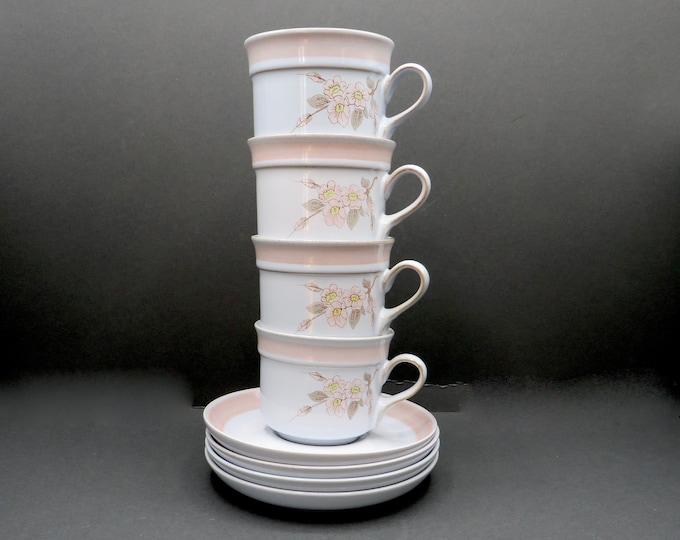 Denby tea set Normandy / 8x vintage denby  / English / denby / discontinued