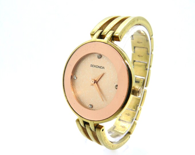 Vintage watch / Sekonda sparkle dial watch /  Quartz watch / Ladies Dress Watch /  ladies Watch /  Gift for her