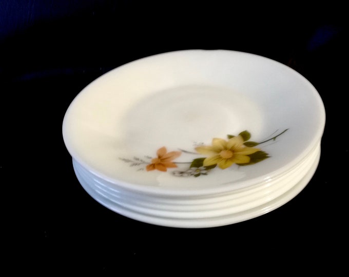 Vintage pyrex / Autum Glory Design / 6x plates  / Retro pyrex / 1960s plate / JAJ Vintage / Pyrex plate  / pyrex /