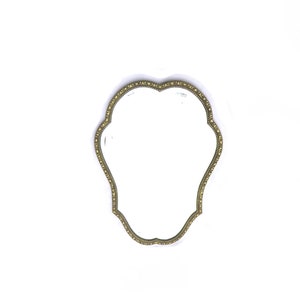 Vintage Wall Mirror / Made in England / with Gold Frame 1960s-1970&#39;s