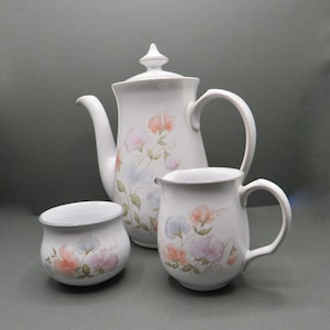 Vintage Denby Encore / Denby  discontinued / vintage tea set / Coffee set / Rare Espresso / retro coffee / made in England