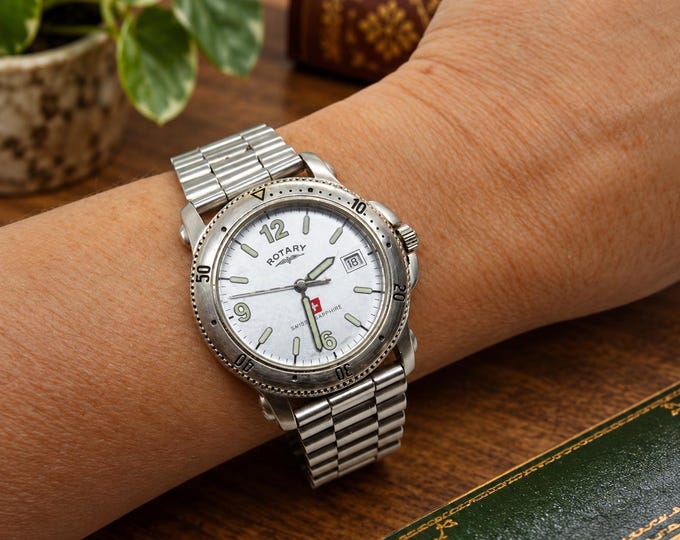 Vintage Rotary watch / Swiss Adventure  watch / Swiss watch / vintage gents Watch / watch / vintage sport  / gift for him (C2)