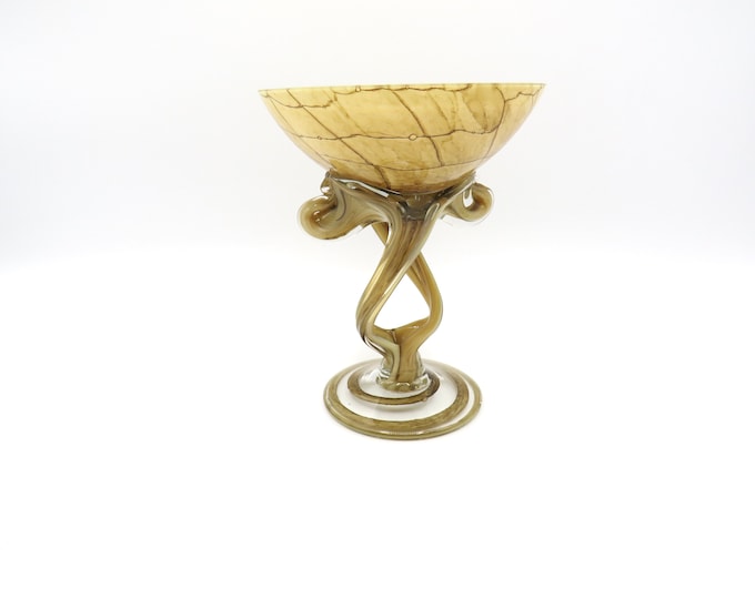 vintage glass / Murano glass / bonbon glass / 10" glass / vintage glass / retro glass / glass / vintage / A