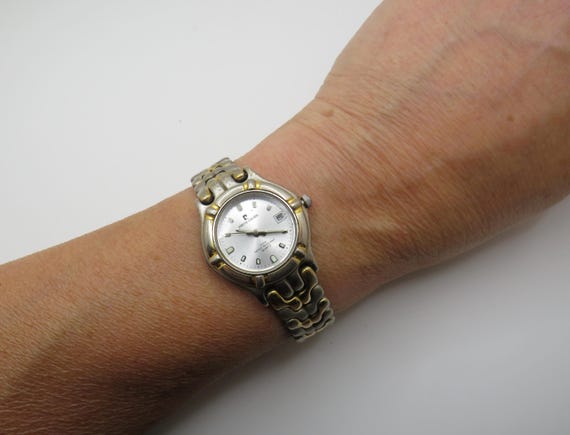 Vintage pierre Cardin / gold two tone watches / sports watch /  Watch / womens Watches / Gift for her (c15)