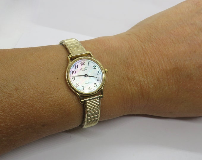 Vintage Rotary Gold Plated Dress Watch / Gold Quartz Watch / Etsy