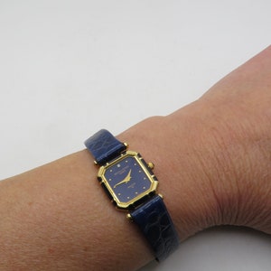 Vintage Hirsch watch strap  / solvil et titus watch /  Quartz watch / Dress Watch /  womens Watch /  Gift for her (q9)