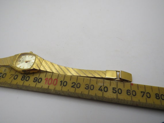 vintage rotary gold watch / 6.3" wrist size / vin… - image 6