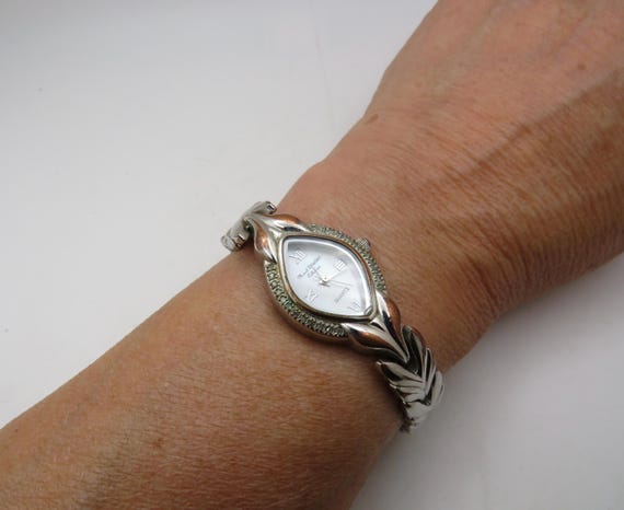 Vintage Marcel Drucker Watch: Cocktail Style, White Dial, New Battery (H28)