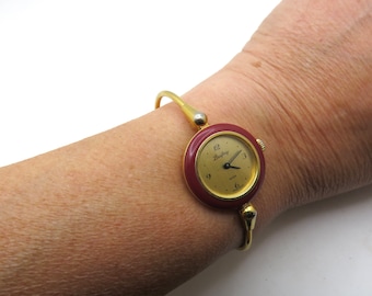 Zwitsers vintage horloge / cadeau voor haar / vintage polshorloge / mechanisch horloge / vintage horloge / vintage jaren 80 / dameshorloge (e12)
