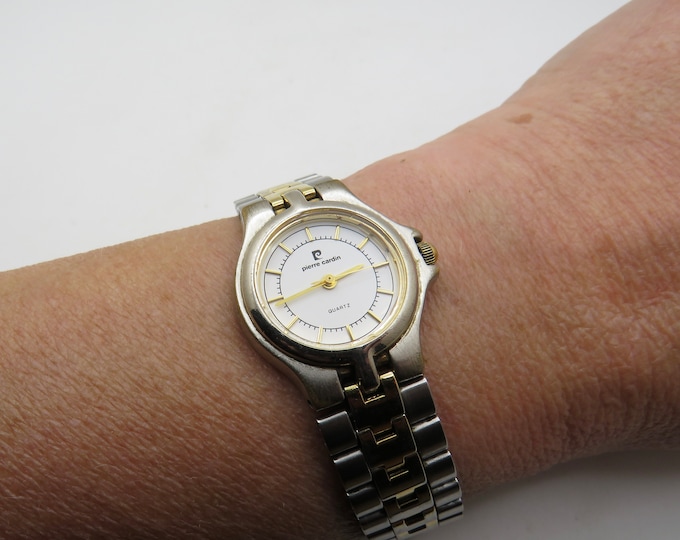 Vintage pierre Cardin /  gold two tone watches / sports watch /  Valentine  Watch / womens Watches /  Gift for her (Q23)