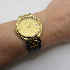 Vintage sports watch / tissot watch / vintage Lizard Watch / 7.7" wrist / vintage sport  / gift for him (i18)