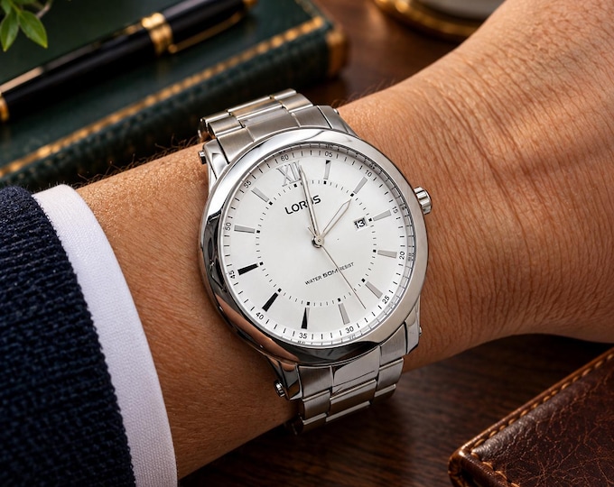 Sports watch  / Deadstock gents Watch / 7.8" wrist