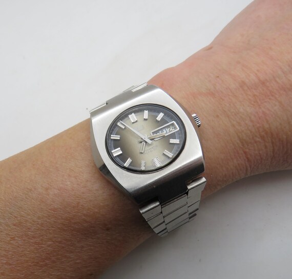 Zeno watch stainless steel case vintage swiss Automatic watch 25  jewels I21