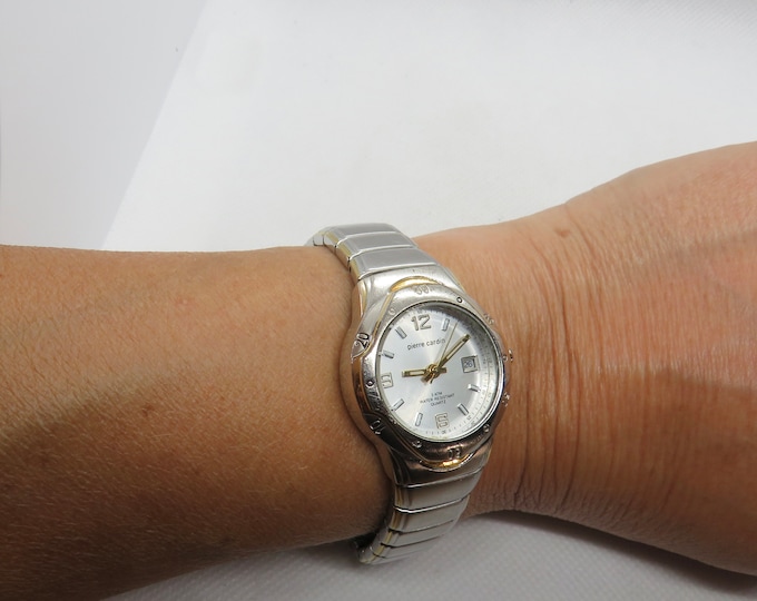 vintage sports watch / vintage Pierre Cardin wrist watch / womans watch / vintage Watch / watch / vintage sport / gift for her /  6.7" wrist