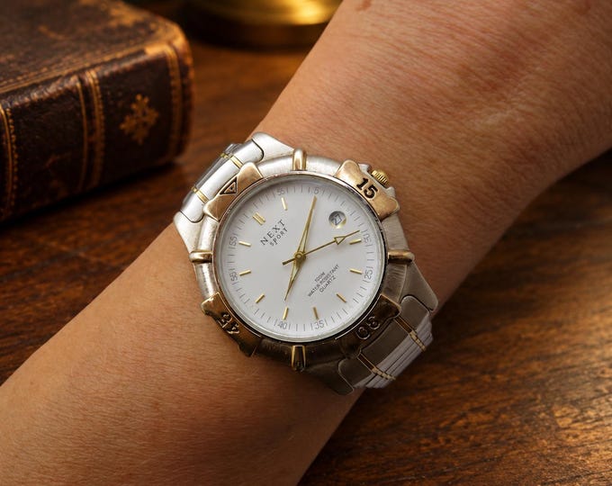 Vintage watch / Next sports watch / dress sports watch / vintage gents Watch / 7.7" wrist  (v5)