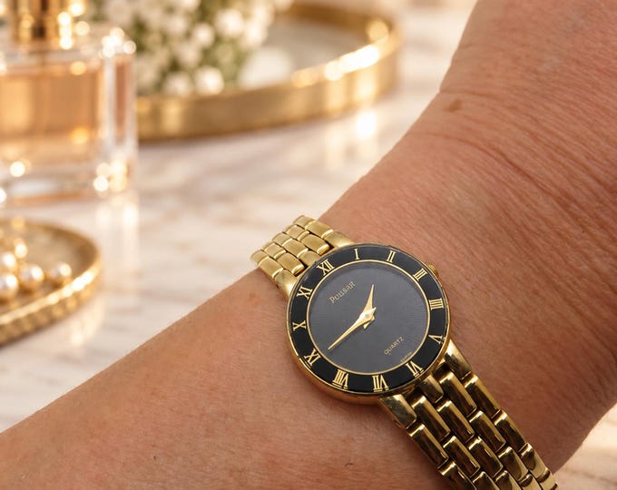 Vintage watch / Accurist dress watch / gold watch / womans  Dress Watch /  ladies Watch /  Gift for her (m20)