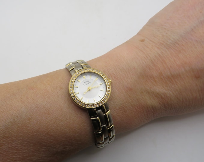 Vintage Anne klein watch / gold Quartz watch / womens watch / ladies Watch / watch / Swiss  / watch / gift watch  e28