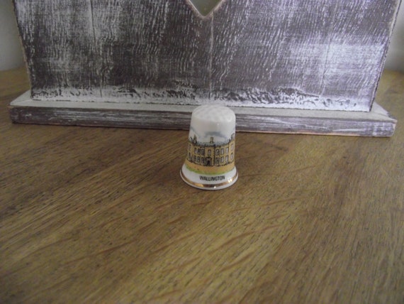 Vintage thimbles /The National Trust / wallington / beautiful Fine Bone China / bone china England made / BRC3